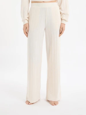 Szerokie spodnie piżamowe Etam