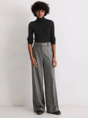 Szerokie spodnie tweedowe Marc O'Polo