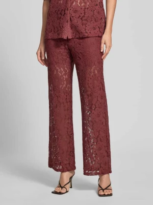 Szerokie spodnie w koronkowym stylu model 'HONEY' Vero Moda