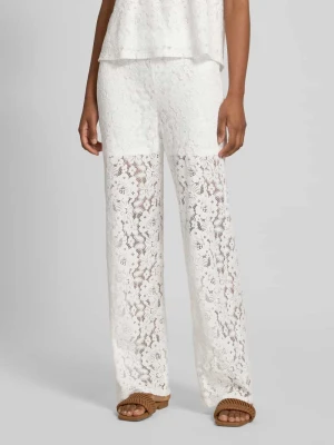 Szerokie spodnie w koronkowym stylu model 'HONEY' Vero Moda