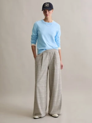 Szerokie spodnie w kratę Marc O'Polo