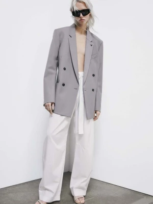 Szerokie spodnie z bawełny PATRIZIA PEPE