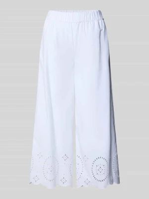 Szerokie spodnie z czystej bawełny s.Oliver BLACK LABEL