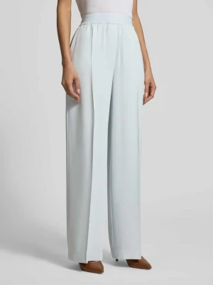 Szerokie spodnie z czystej wiskozy Model 'TIANA10' Boss