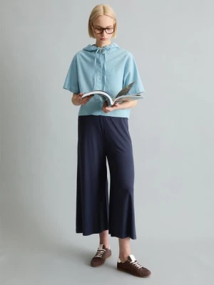 Szerokie spodnie z dżerseju Marc O'Polo