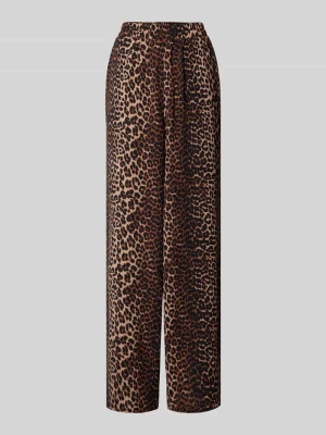 Szerokie spodnie z krepy Model 'TIFFANY' Pieces