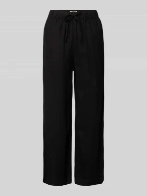 Szerokie spodnie z mieszanka wiskozy i lnu model 'GOA' Only