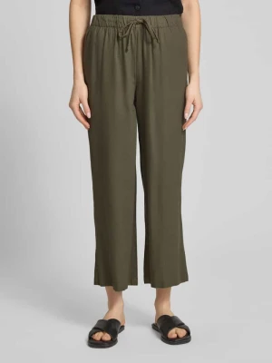 Szerokie spodnie z mieszanka wiskozy i lnu model 'GOA' Only