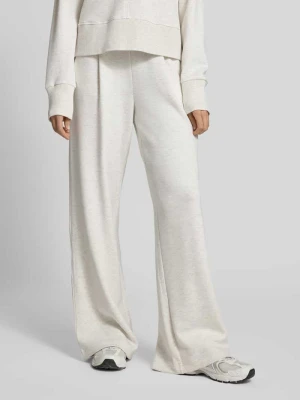 Szerokie spodnie z nogawką typu wide leg z mieszanki wiskozy z elastycznym pasem Varley