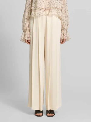 Szerokie spodnie z zakładkami w pasie s.Oliver BLACK LABEL