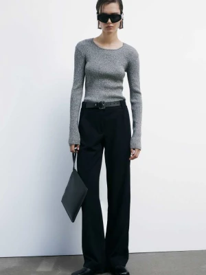 Szerokie spodnie ze ściągaczem PATRIZIA PEPE