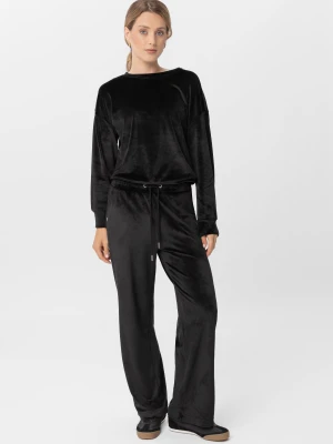 Szerokie, welurowe spodnie dresowe N-CASE Volcano