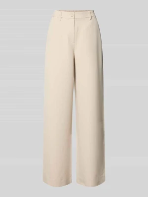 Szerokość spodnie z elastycznym pas model 'KAMIL' Pieces