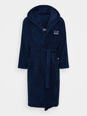 Szlafrok EA7 Emporio Armani granatowy