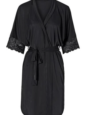 Szlafrok kimono BonPrix czarny