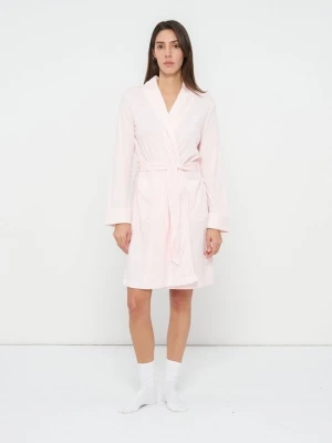Szlafrok Lauren Ralph Lauren jasnoróżowy