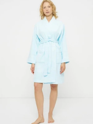 Szlafrok Lauren Ralph Lauren turkusowy