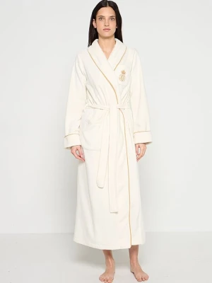 Szlafrok Lauren Ralph Lauren żółty