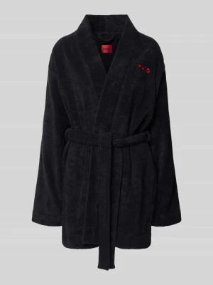 Szlafrok o kroju regular fit z bawełnianej froty model ‘EOSP’ HUGO