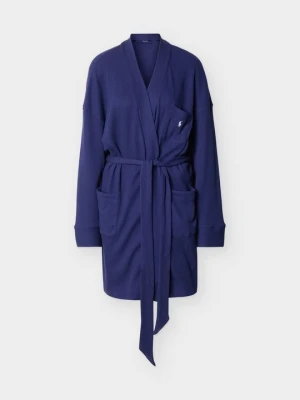 Szlafrok Polo Ralph Lauren granatowy