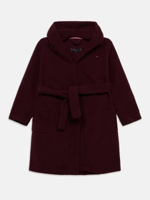 Szlafrok Tommy Hilfiger bordowy