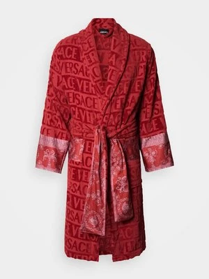 Szlafrok Versace bordowy