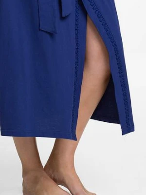 Szlafrok z bluzowego materiału bonprix