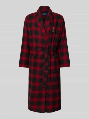 Szlafrok z paskiem w talii Polo Ralph Lauren Underwear