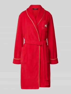 Szlafrok z wyhaftowanym logo Lauren Ralph Lauren