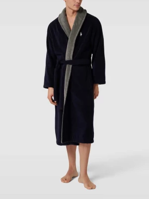 Szlafrok z wyhaftowanym logo model ‘JAQUARD’ Polo Ralph Lauren Underwear