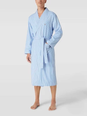 Szlafrok ze wzorem w paski model ‘Terry’ Polo Ralph Lauren Underwear