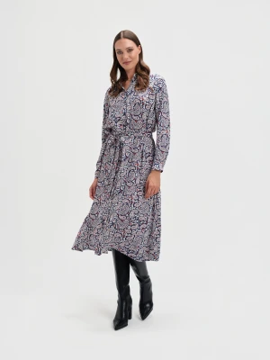 Szmizjerka midi z etnicznym printem Top Secret