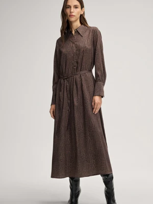 Szmizjerka w kolorze brązowym ze wzorem Joop