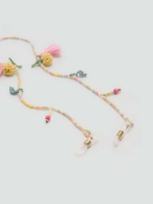 Sznurek do okularów pastelowy żółty - Dzieci - Rozmiar uniwersalny - MANGO KIDS