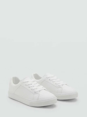Sznurowane buty sportowe basic biały - Dzieci - - MANGO KIDS