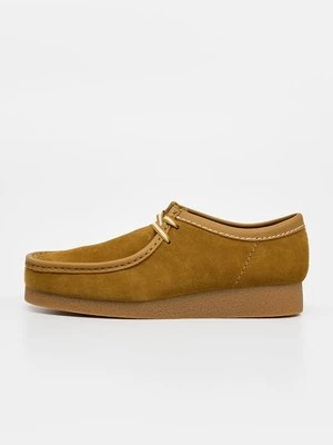 Sznurowane obuwie sportowe Clarks brązowy