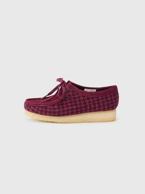 Mokasyny Clarks fioletowy