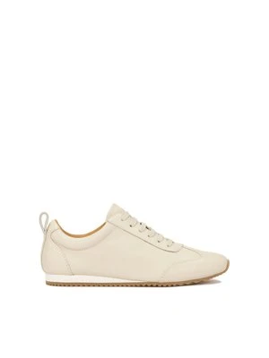Sznurowane sneakersy w kolorze off white Kazar