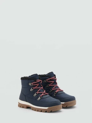 Sznurowane trapery niebieski - Dzieci - - MANGO KIDS