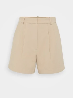 Szorty Abercrombie & Fitch jasnobrązowy