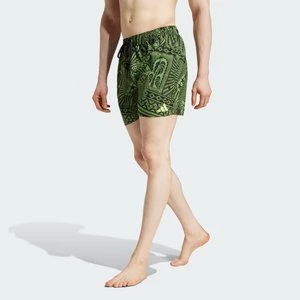 Szorty adidas x FARM 3-Stripes Swim 5-Inch