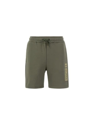 Szorty Alpha Industries oliwkowy melanż