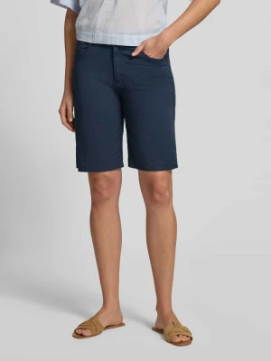 Zdjęcie produktu Szorty bermudy o kroju regular fit z mieszanki bawełny model 'MAINE B' BRAX Granatowy