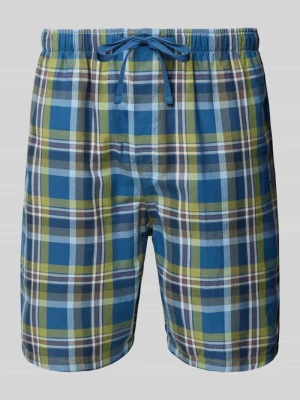 Szorty bermudy o kroju straight fit z elastycznym pasem Schiesser