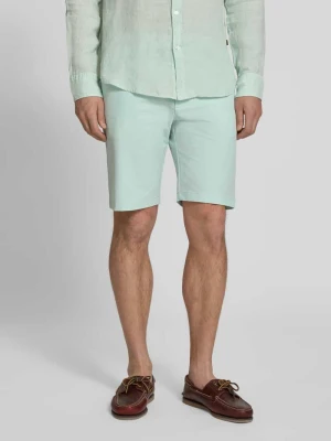 Szorty bermudy o kroju tapered fit z trokiem model 'CHINO' Boss Orange