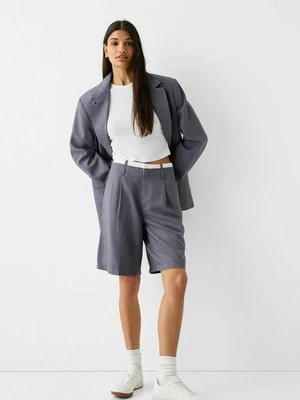 Szorty Bershka szary
