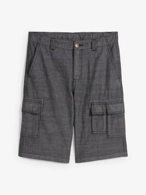 Szorty bojówki Chambray, Regular Fit bonprix