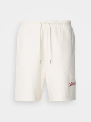 Szorty Calvin Klein Jeans mleczny