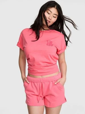 Zdjęcie produktu Szorty Campus Fleece z zawijanym pasem Victoria's Secret
