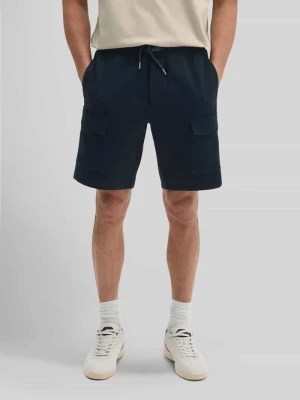 Szorty cargo o kroju regular fit z czystej bawełny Marc O'Polo Granatowy
